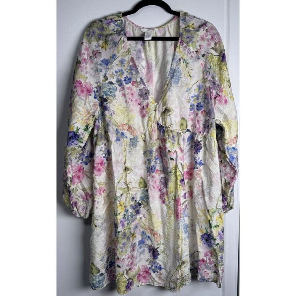 H&M Floral Midi Dress - Multicolor